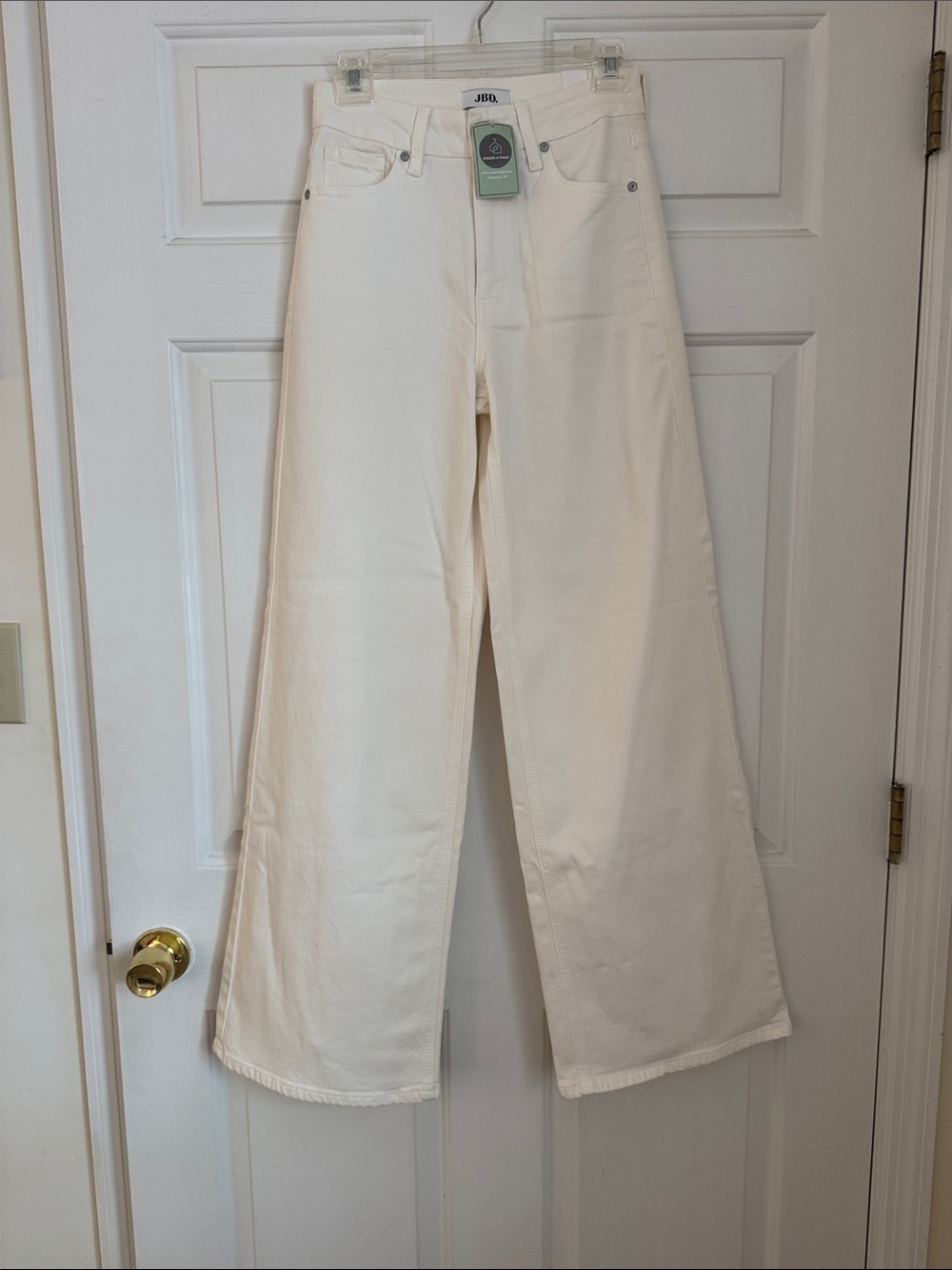 Wide Leg cream white NWT